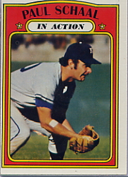 1972 Topps Baseball Cards      178     Paul Schaal IA